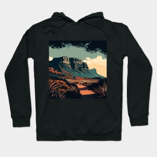 Stylised Table Mountain Hoodie